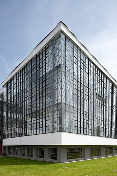 Glass-fronted modern building seen from the corner